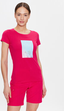 Różowy t-shirt Regatta z krótkim rękawem