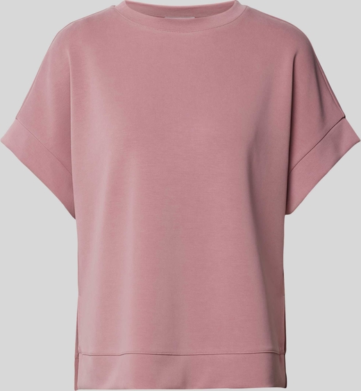 Różowy t-shirt Rich & Royal w stylu casual
