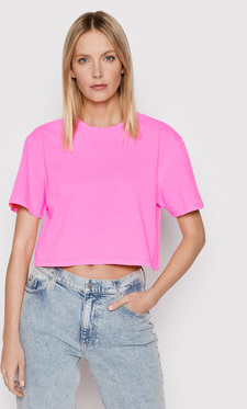 Różowy t-shirt UGG Australia w stylu casual