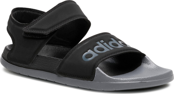 Sandały Adidas w sportowym stylu z płaską podeszwą