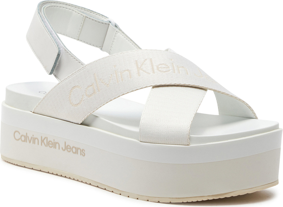 Sandały Calvin Klein z klamrami