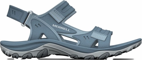 Sandały Merrell na rzepy z płaską podeszwą