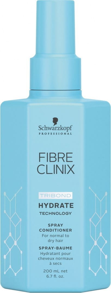Schwarzkopf Fibre Clinix Hydrate Spray Conditioner - odżywka nawilżająca w sprayu 200 ml