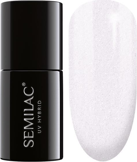 Semilac, lakier hybrydowy 092 shimmering white