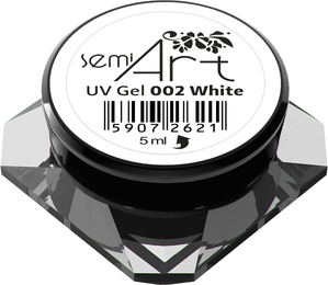 Semilac Lakier żelowy do zdobień Semi Art UV Gel 002 White