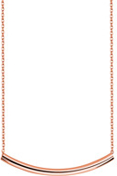 Sentiell Srebrny naszyjnik pr.925 z pozłacaną rurką - różowe złoto