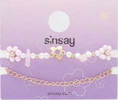 Sinsay - Bransoletki 2 pack - Złoty