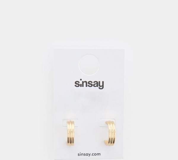 Sinsay - Kolczyki - złoty