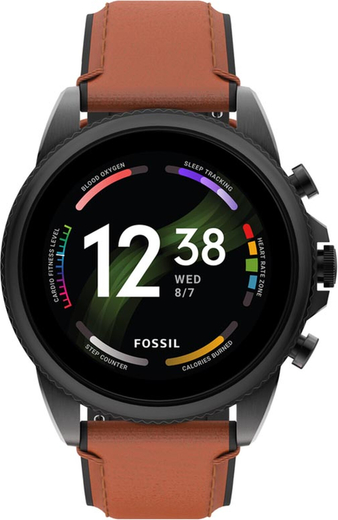 Smartwatch FOSSIL - Gen 6 FTW4062 Black/Brown