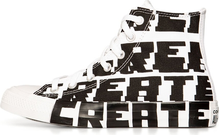 Sneakers buty Converse Chuck Taylor All Star czarnobiałe (168555C)
