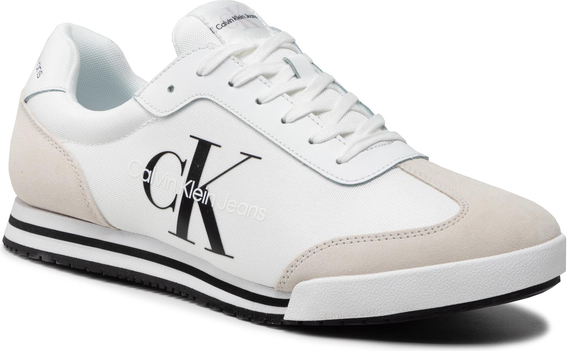 Sneakersy CALVIN KLEIN JEANS - Low Runner 1 YM0YM00026 Bright White 02S
