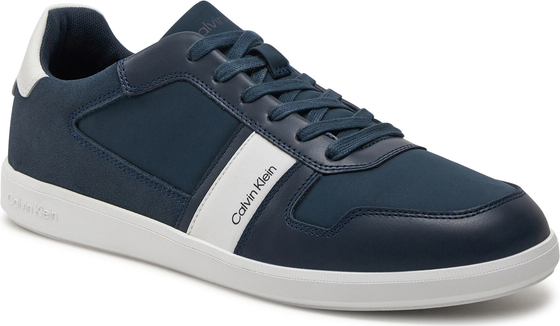 Sneakersy Calvin Klein Low Top Lace Up Mix Uk HM0HM00491 Calvin Navy DW4