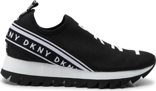 Sneakersy DKNY w stylu casual ze skóry ekologicznej na platformie
