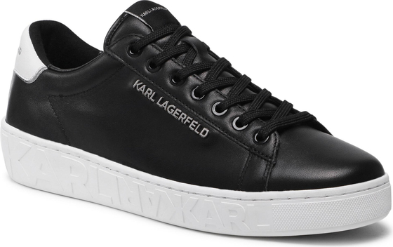Sneakersy KARL LAGERFELD - KL51019 Black Lthr