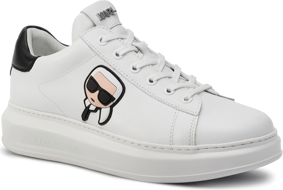 Sneakersy KARL LAGERFELD - KL52530 White Lthr 011