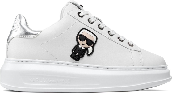 Sneakersy Karl Lagerfeld na platformie sznurowane