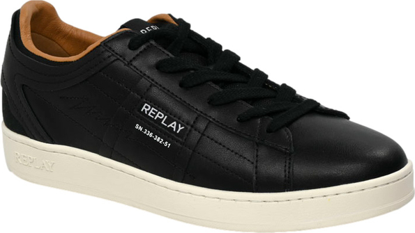 Sneakersy Replay GMZ3B.000 C0017L Black Skóra Naturalna