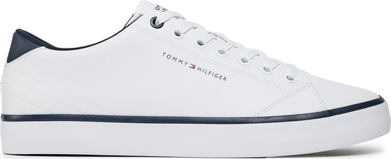 Sneakersy Tommy Hilfiger Th Hi Vulc Core Low Leather FM0FM05041 White YBS