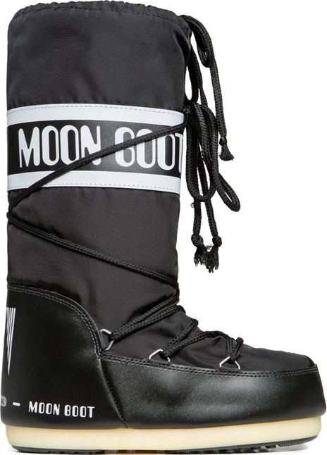 Śniegowce Moon Boot w stylu casual sznurowane