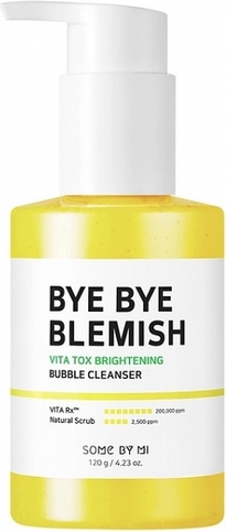 SOME BY MI - Bye Bye Blemish Vita Tox Brightening Bubble Cleanser 120 gr