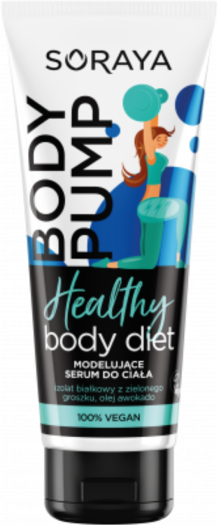 Soraya, Healthy Body Diet Body Pump, modelujące serum z proteinami groszku i olejem avocado, 200 ml