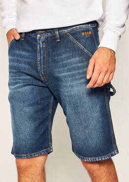 Spodenki MSGM z jeansu