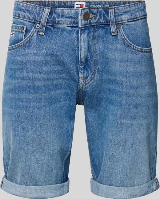 Spodenki Tommy Jeans z jeansu
