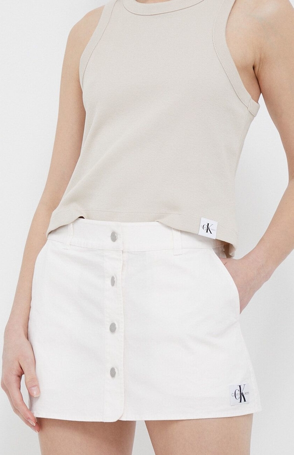 Spódnica Calvin Klein w stylu casual z bawełny