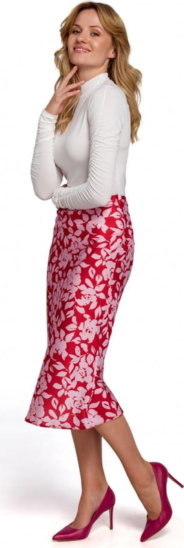Spódnica Makover w stylu klasycznym z tkaniny