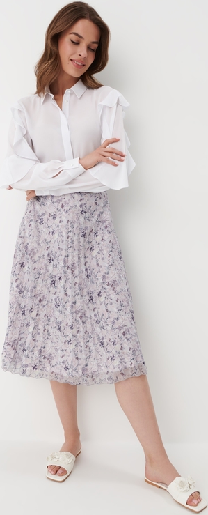 Spódnica Mohito z szyfonu midi w stylu casual