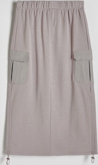 Spódnica Reserved midi w stylu casual z bawełny