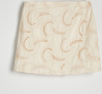 Spódnica Reserved mini z bawełny w stylu casual