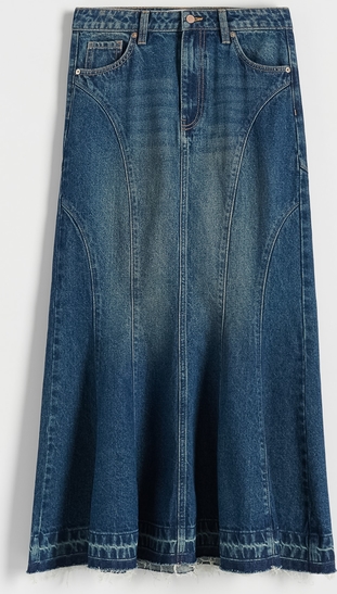 Spódnica Reserved z jeansu midi