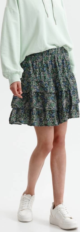 Spódnica Top Secret mini z tkaniny w stylu casual