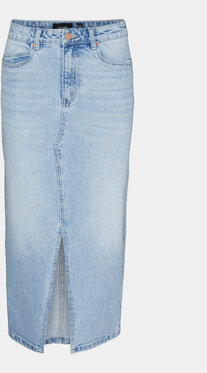 Spódnica Vero Moda midi z jeansu