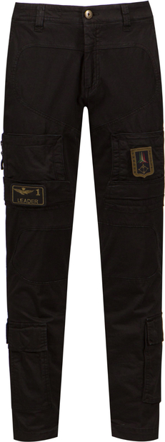 Spodnie Aeronautica Militare z bawełny