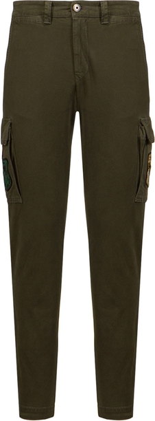 Spodnie Aeronautica Militare z bawełny w stylu casual
