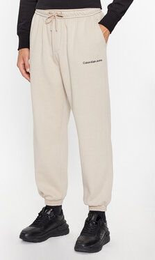 Spodnie Calvin Klein w stylu casual z dresówki