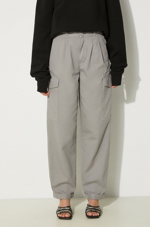 Spodnie Carhartt WIP w stylu retro z tkaniny