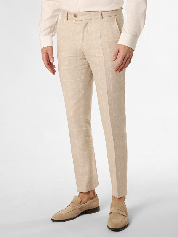 Spodnie CG - Club of Gents w stylu casual z tkaniny