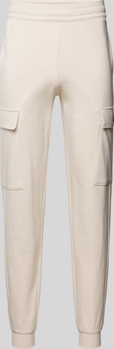 Spodnie Emporio Armani z dresówki z nadrukiem