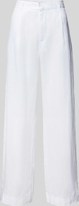 Spodnie Gina Tricot w stylu retro z lnu