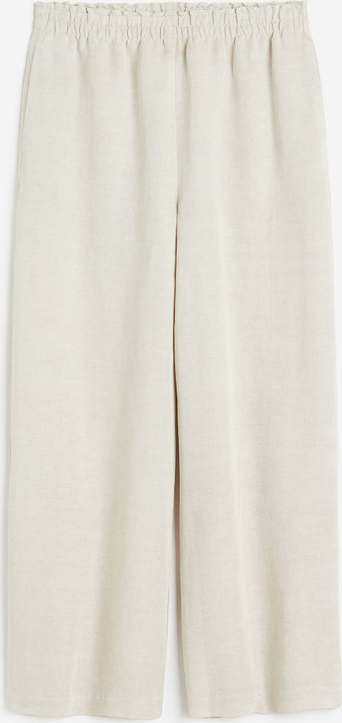 Spodnie H & M z tkaniny w stylu retro