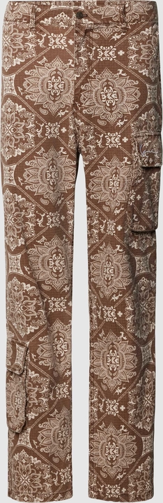 Spodnie Karl Kani w młodzieżowym stylu z bawełny