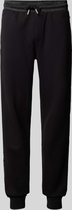 Spodnie Karl Lagerfeld w sportowym stylu z dresówki