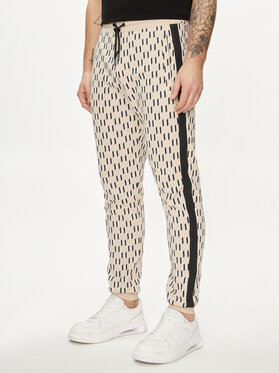 Spodnie Karl Lagerfeld z dresówki w młodzieżowym stylu