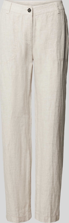 Spodnie MAC w stylu retro z lnu