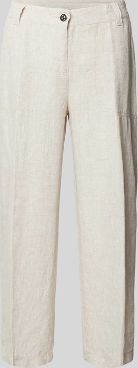 Spodnie MAC z lnu w stylu retro