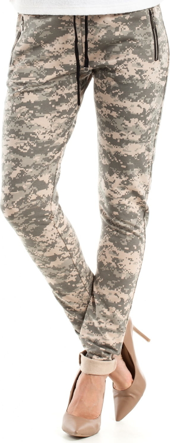 Spodnie MOE w militarnym stylu z bawełny