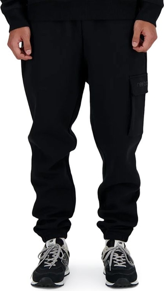 Spodnie New Balance w sportowym stylu z bawełny